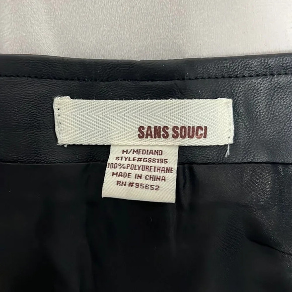 Sans Souci || mini skirt size M black - Picture 7 of 7